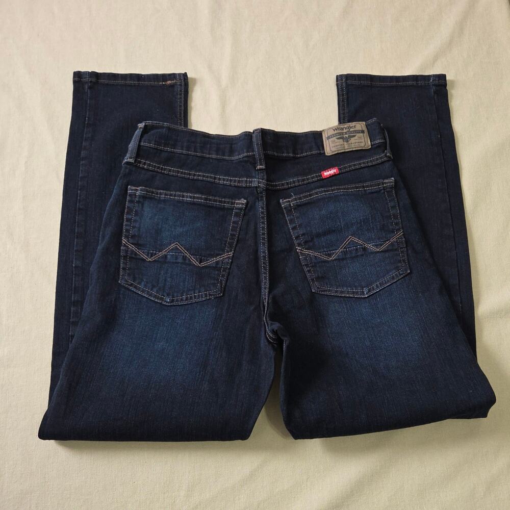 Wrangler Regular Taper Men's Dark Blue Jeans size 29x30